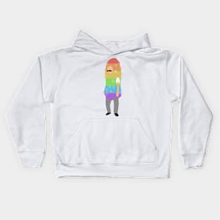 Rainbow Pickle Bob Kids Hoodie